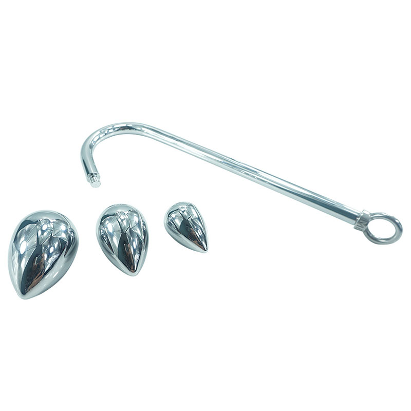 Stainless Steel Anal Hook Prostate Plug Unisex Butt Plug Expander Metal Erotic Sex Toys For Men And Women - 5