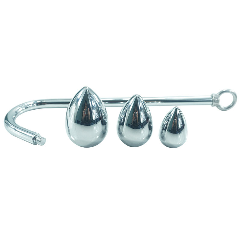 Stainless Steel Anal Hook Prostate Plug Unisex Butt Plug Expander Metal Erotic Sex Toys For Men And Women - 6