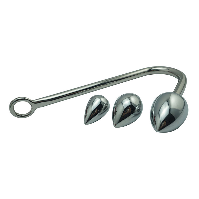 Stainless Steel Anal Hook Prostate Plug Unisex Butt Plug Expander Metal Erotic Sex Toys For Men And Women - 9