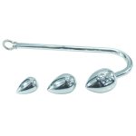 Stainless Steel Anal Hook Prostate Plug Balls Butt Plugs Expander Metal Sex Products For Women Men - 3