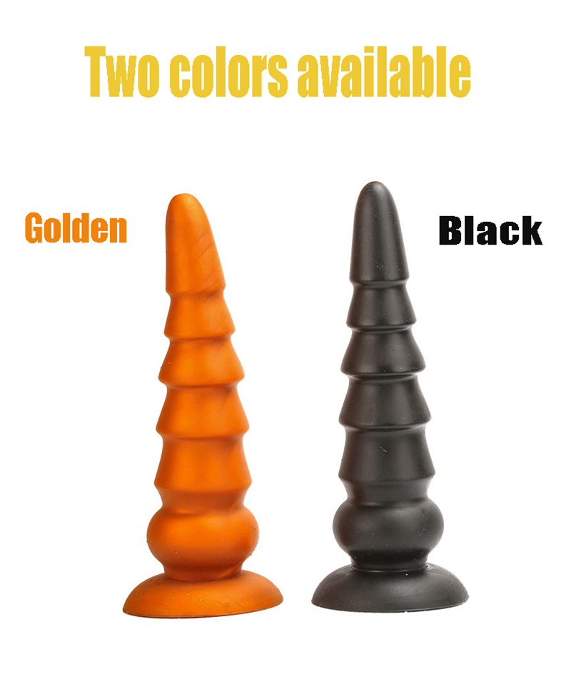 Super Thick Horse Tail Anal Plug Pagoda Butt Dildo Adult Masturbation Expander For Men And Women - 7