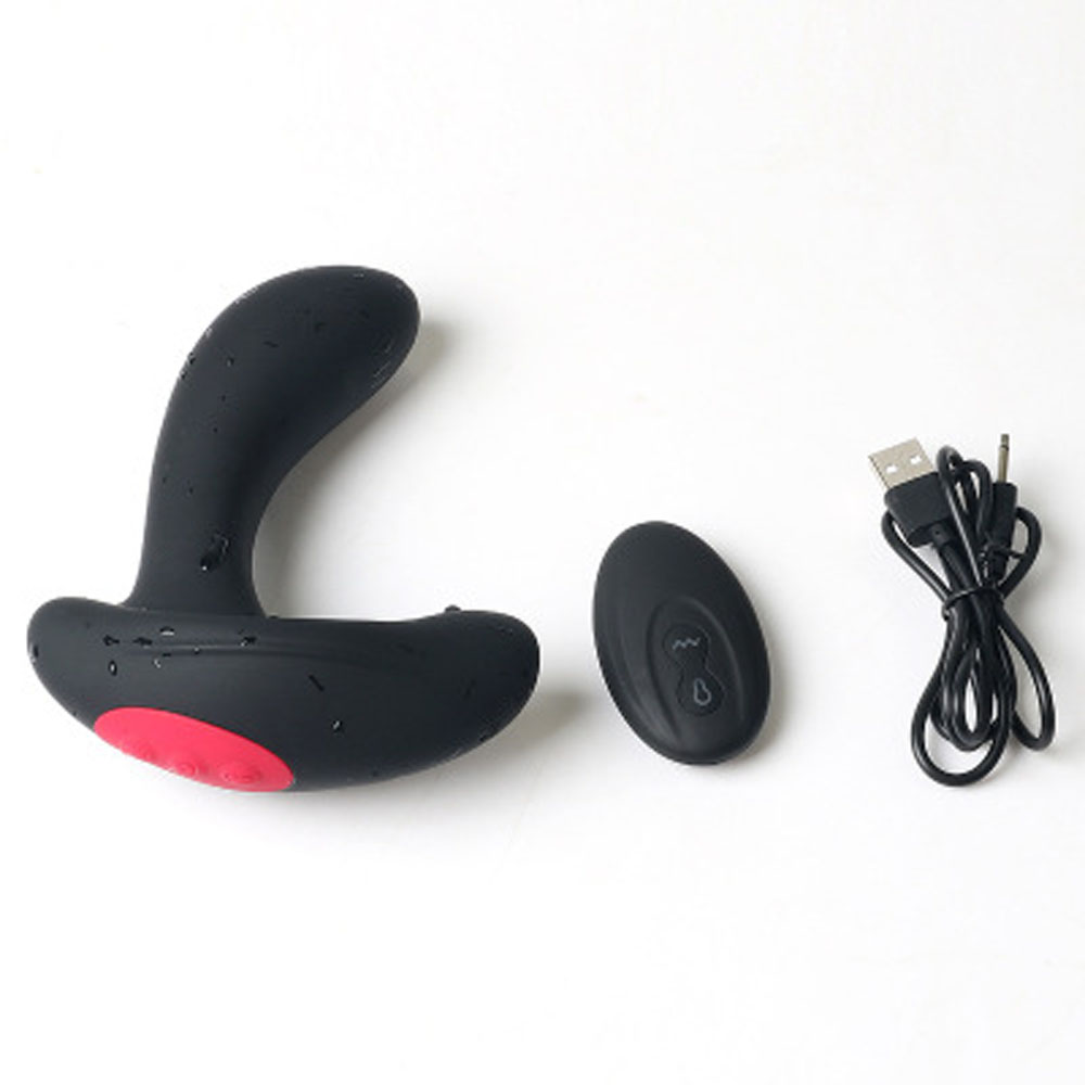 Silicone Inflatable Vibrating Anal Plug Prostate Massager Mens Adult Sex Toy Butt Plug Vibration - 1