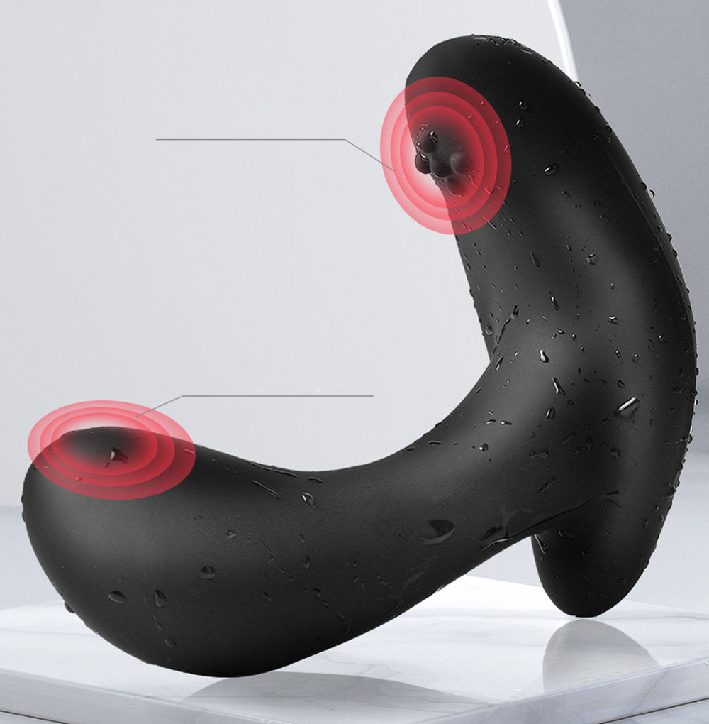 Silicone Inflatable Vibrating Anal Plug Prostate Massager Mens Adult Sex Toy Butt Plug Vibration - 4