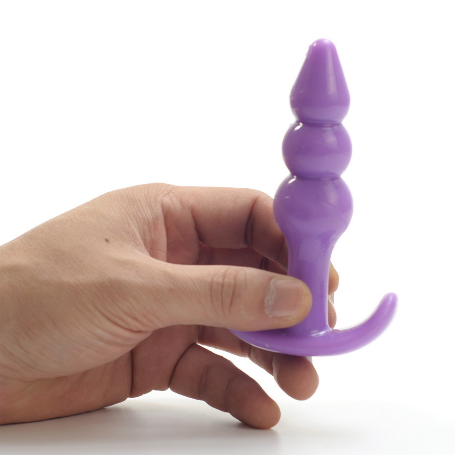 Quality Beginners Anal Plug Soft Silicone Butt Masturbator Dildo For Men And Women Adult Sex Toys - 4