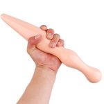 Super Big Flesh-colored Soft Silicone Smooth Massage Stick Butt Plug Masturbation Anal Dildo Orgasm Erotic Sex Adult Toys