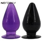 Zerosky Anal Big Butt Plug Large Suction Cup Plugs Adult Unisex Sex Toys For Woman Balls Buttplug - 5