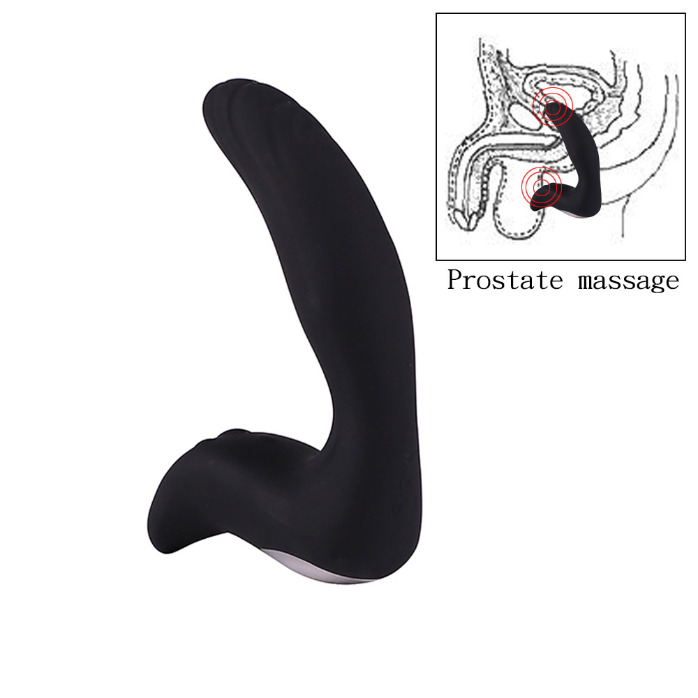 Usb Rechargeable 10speed Male Prostate Vibrator Silicone Stimulator Butt Plug Mens Intimate Massage Sex Toy - 1