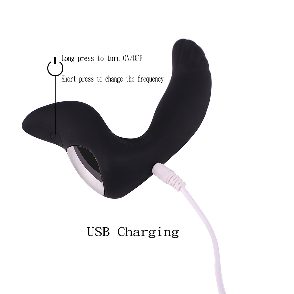 Usb Rechargeable 10speed Male Prostate Vibrator Silicone Stimulator Butt Plug Mens Intimate Massage Sex Toy - 5
