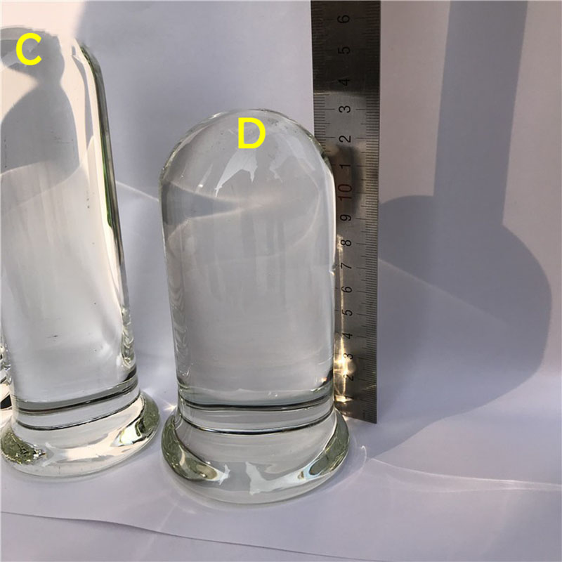 Glass Anal Dildo Butt Plug Large Prostate Massager Huge Fisting Expander Toy For Sensual Pleasure - 7