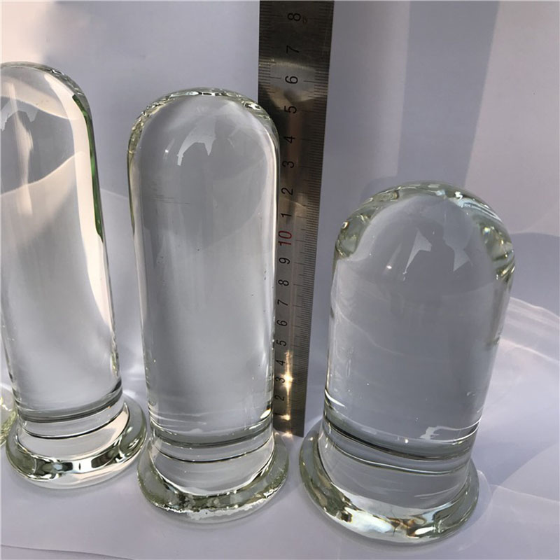 Glass Anal Dildo Butt Plug Large Prostate Massager Huge Fisting Expander Toy For Sensual Pleasure - 8
