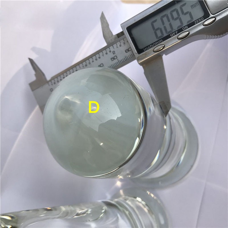 Glass Anal Dildo Butt Plug Large Prostate Massager Huge Fisting Expander Toy For Sensual Pleasure - 9