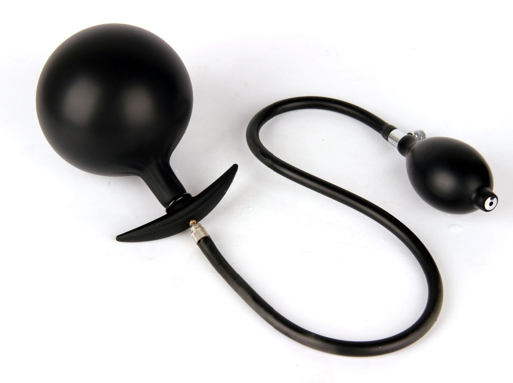 Expandable Inflatable Anal Plug With Builtin Metal Balls Vaginal Dildo Pump For Erotic Pleasure - 3