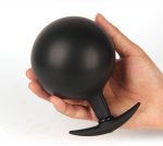 Inflatable Anal Plug Vaginal Dildo Pump Expandable Built-in Metal Balls Butt Sex Toys