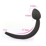 Inflatable Anal Plug Vaginal Dildo Pump Expandable Built-in Metal Balls Butt Sex Toys - 3