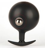 Inflatable Anal Plug Vaginal Dildo Pump Expandable Built-in Metal Balls Butt Sex Toys - 4