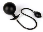 Inflatable Anal Plug Vaginal Dildo Pump Expandable Built-in Metal Balls Butt Sex Toys - 5