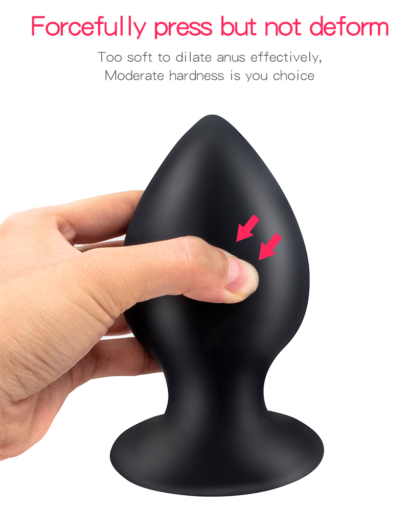 Silicone Large Butt Plug Anal Dilation Prostate Massager Suction Cup Dildo Gspot Stimulator Gay Sex Toy - 5
