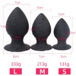 Silicone Huge Butt Plug Anal Dilation Gay Sex Toys Big Dildos Suction Cup Dildo Large Vaginal Plugs G-spot Prostate Massage - 6