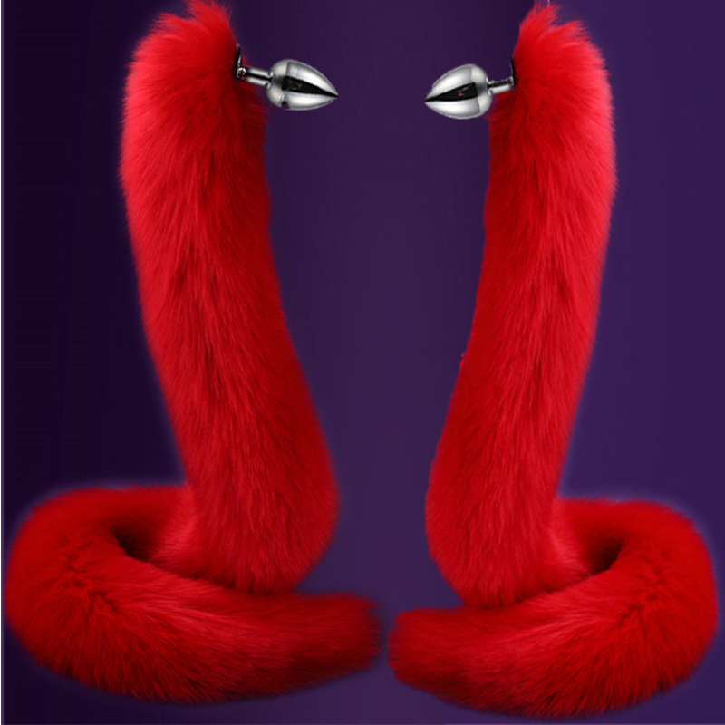Extra Long 78cm Ninetail Fox Anal Plug Adult Fetish Sex Toy Womens Sm Cosplay Anus Expander - 1