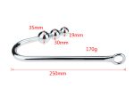 Stainless Steel Anal Hooks Metal Butt Plug Strap On Balls Sex Toys For Couple Rope Hook With 3 Anus Stimulation - 2