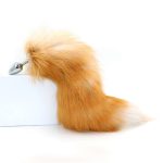 Fox Tails With Anal Plug Big Real Tail Metal Butt Couple Sex Toys Erotic Cosplay - 3