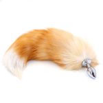 Fox Tails With Anal Plug Big Real Tail Metal Butt Couple Sex Toys Erotic Cosplay - 4
