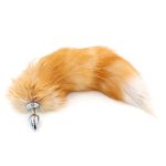 Fox Tails With Anal Plug Big Real Tail Metal Butt Couple Sex Toys Erotic Cosplay - 5