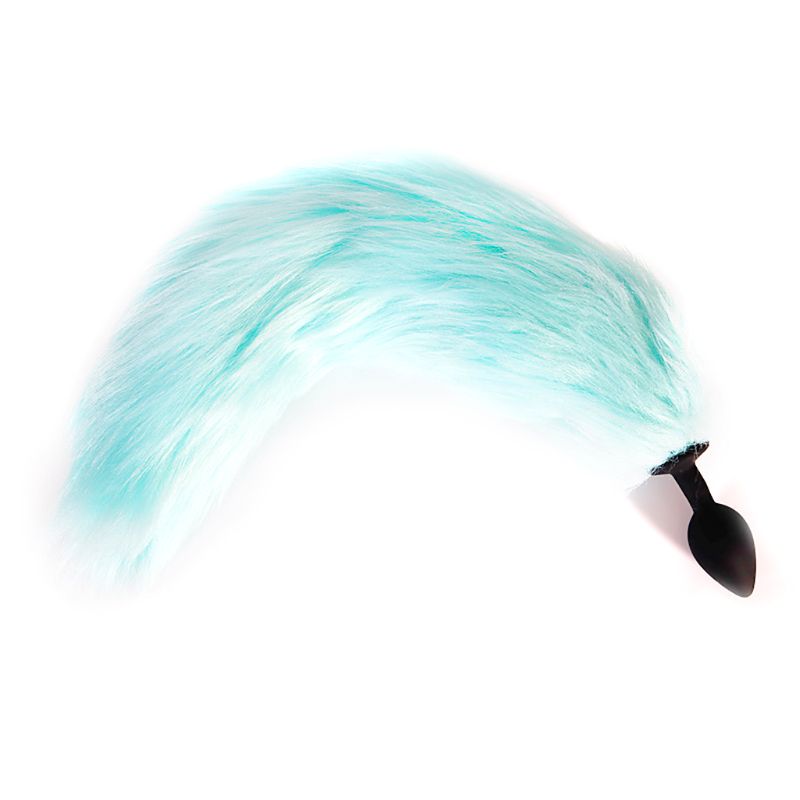 Led Silicone Anal Plug With Smooth Insert Adult Erotic Toy Game Cosplay Faux Fox Tail - 4