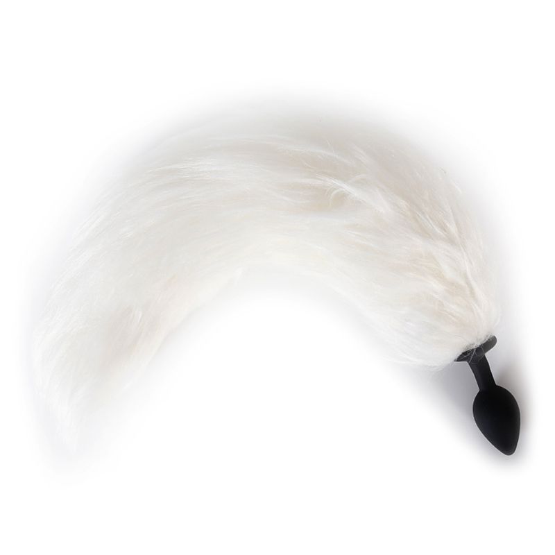 Led Silicone Anal Plug With Smooth Insert Adult Erotic Toy Game Cosplay Faux Fox Tail - 6