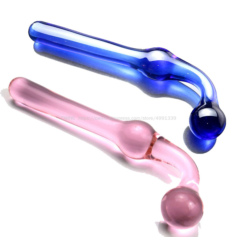 Doubleended Glass Dildo Cw0206 19cm Beginnerfriendly Gspot Stimulation Vaginal Pleasure Toy - 1