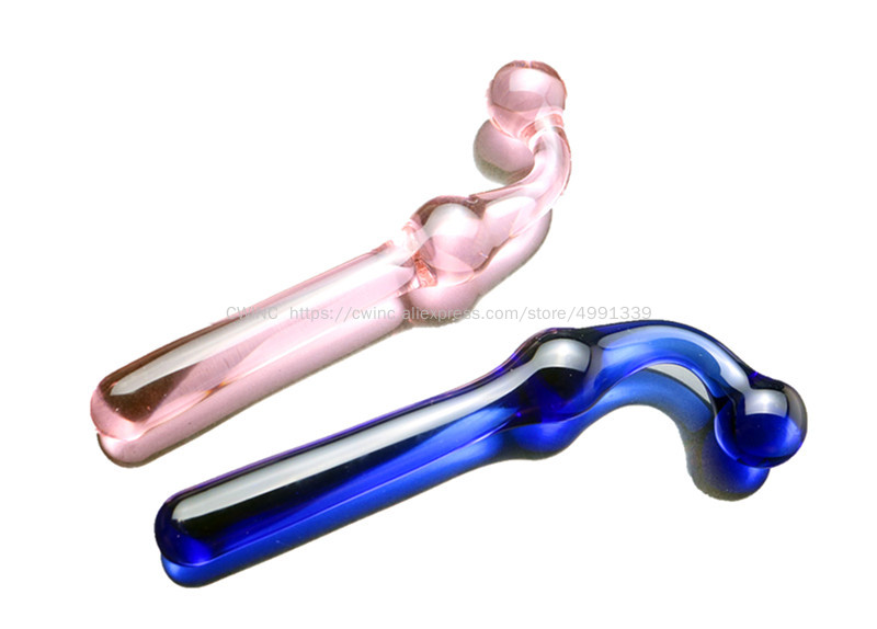 Doubleended Glass Dildo Cw0206 19cm Beginnerfriendly Gspot Stimulation Vaginal Pleasure Toy - 2
