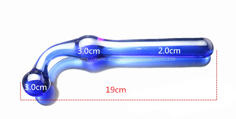 Doubleended Glass Dildo Cw0206 19cm Beginnerfriendly Gspot Stimulation Vaginal Pleasure Toy - 6