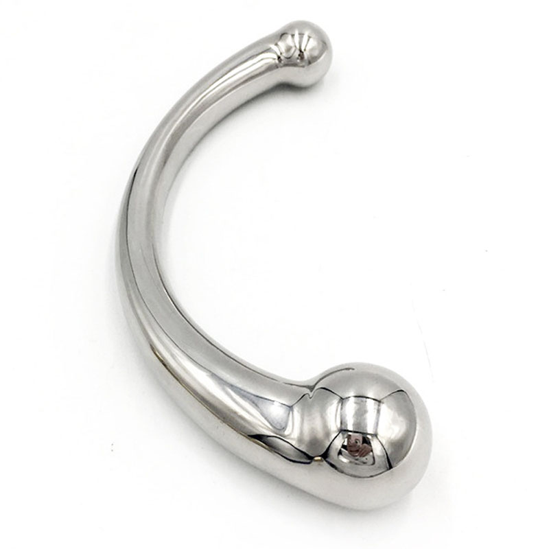 Dualended Stainless Steel Anal Plug And Gspot Massager Metal Butt Dildo Adult Toy Stimulator - 2