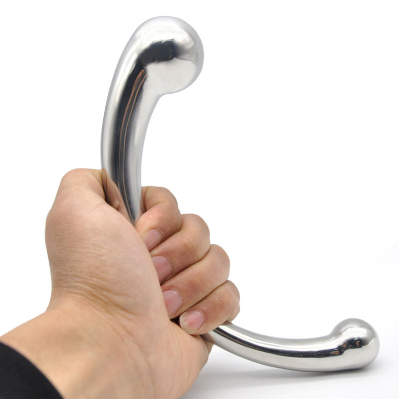 Dualended Stainless Steel Anal Plug And Gspot Massager Metal Butt Dildo Adult Toy Stimulator - 8