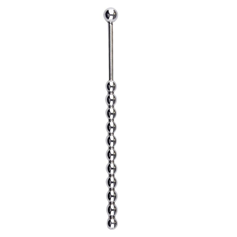 Stainless Steel Urethral Sounding Beaded Plug 1pc Ideal For Men Beginner Body Safe Easy To Clean - 4