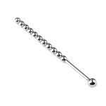 1pc Stainless Steel Stimulate Urethral Sounding Multi Beads Plug For Men Beginner - 2