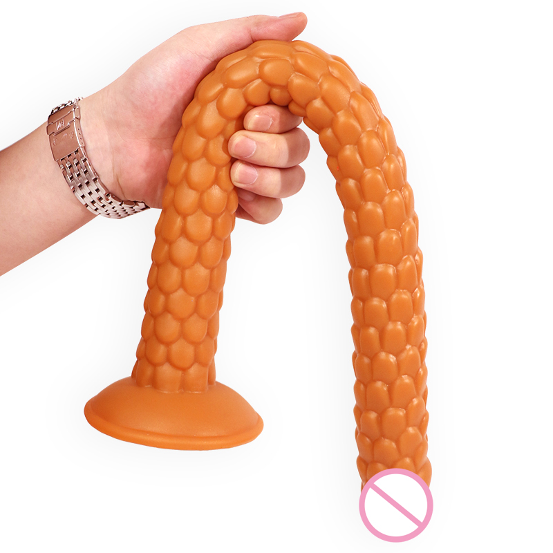 Extra Long Silicone Anal Dildo Unisex Adult Erotic Toy Soft Big Butt Plug Expander For Men Women Gay Anus Pleasure - 3