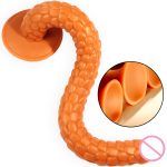 Super Long Anal Dildo Soft Silicone Big Butt Plugs Erotic Adult Sex Toys For Women Men Gay Anus Plug Expander