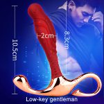 Silicone Anal Dildo Vibrator Male Prostate Massager Plug G Butt Masturbation Sex Toys For Couple - 2