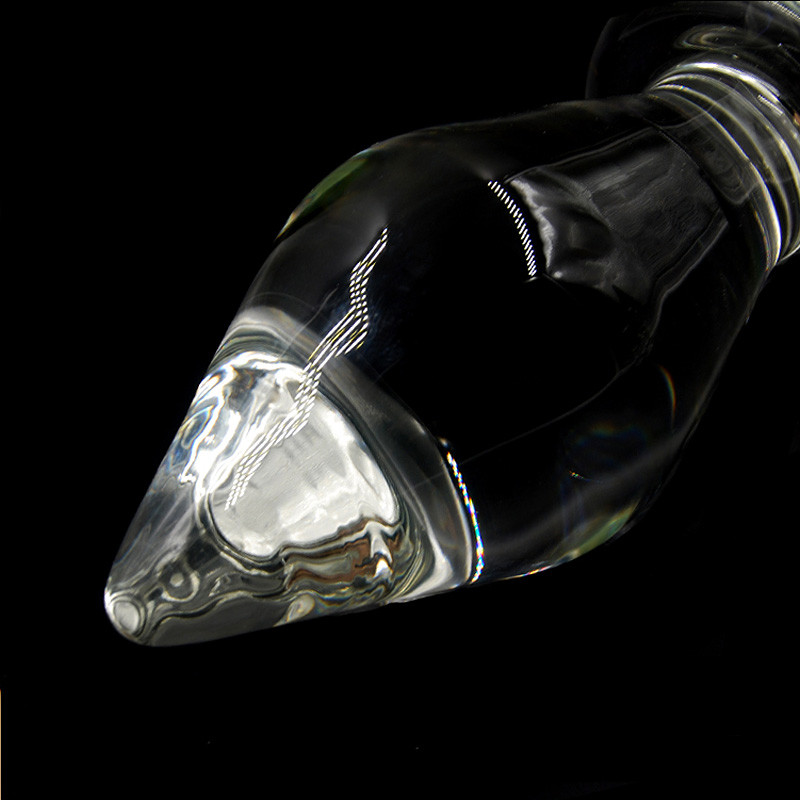 Extra Large 80mm Glass Dildo Unisex Gspot Anal Plug Adult Sex Toy For Masturbation Massaging And Pleasure Enhancement - 2