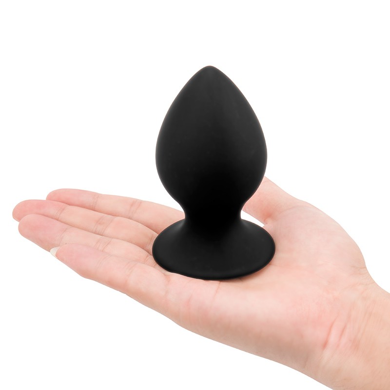 Black Silicone Anal Plug Set Soft Large Suction Cup Dildos For Men Adult Gay Erotic Sex Toys - 6