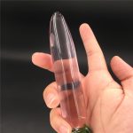 15 5x2 8cm Pink Radish Glass Crystal Dildo Anal Plug G Spot Dilation Vaginal Massage Stimulate Sex Toys For Couples - 2