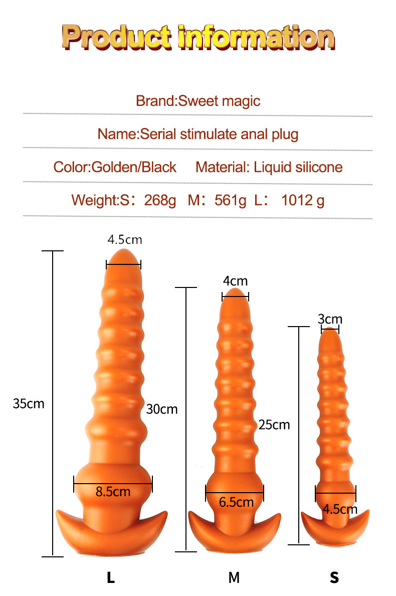 Silicone Large Anal Dildo Butt Plug Prostate Massager Adult Sex Toy For Women Gay Vaginal And Clitoral Pleasure - 11