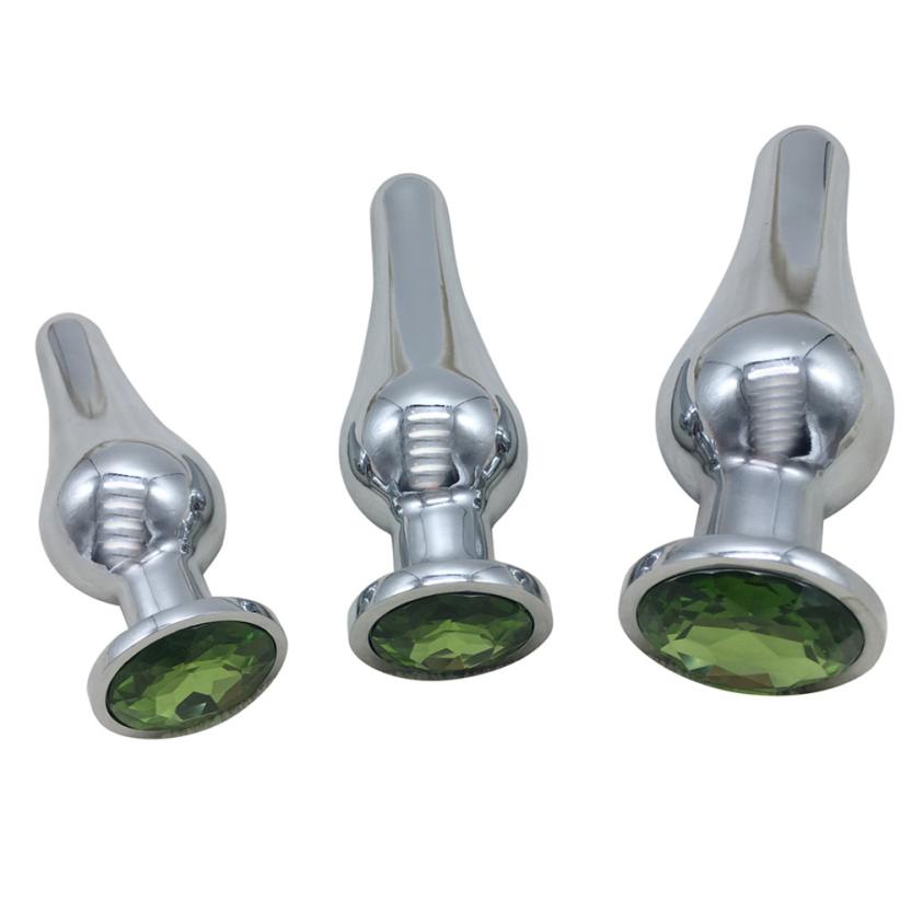 Small Size Metal Anal Plug For Prostate Massage Erotic Adult Toy For Men Women Lgbtq Gs0309s - 2