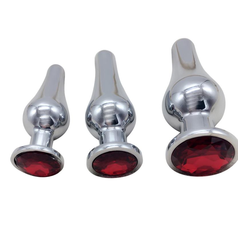 Small Size Metal Anal Plug For Prostate Massage Erotic Adult Toy For Men Women Lgbtq Gs0309s - 3