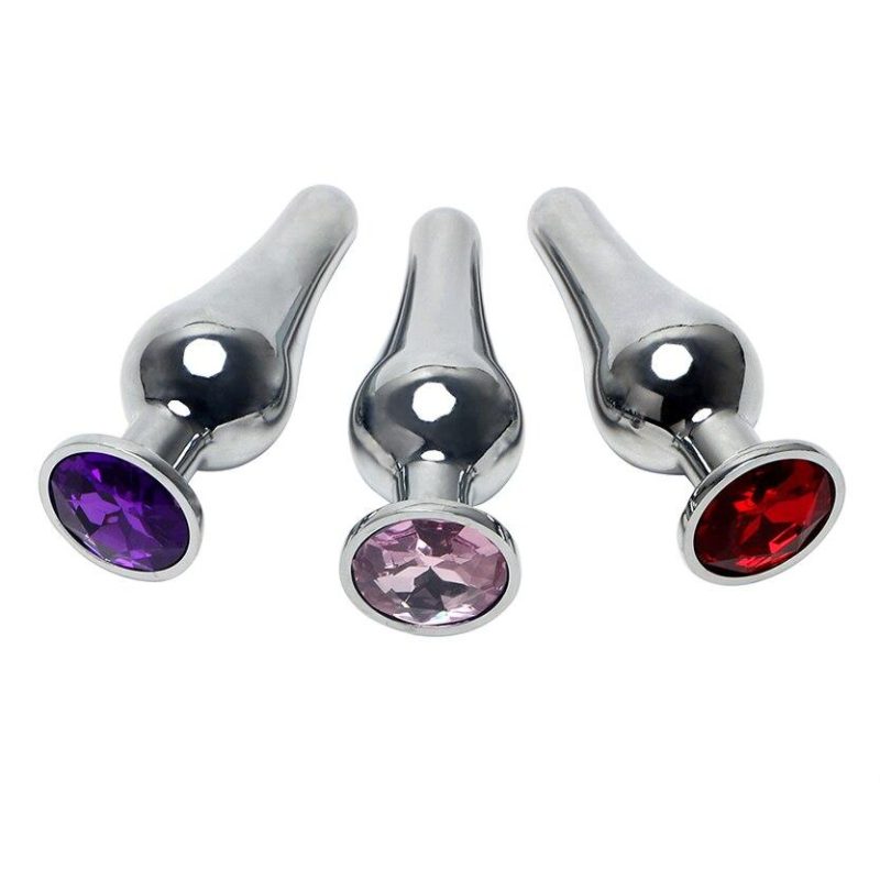 Small Size Anal Plug Prostata Massage Metal Butt Sex Toys For Women Men Gay Erotic Adult Product Gs0309-s