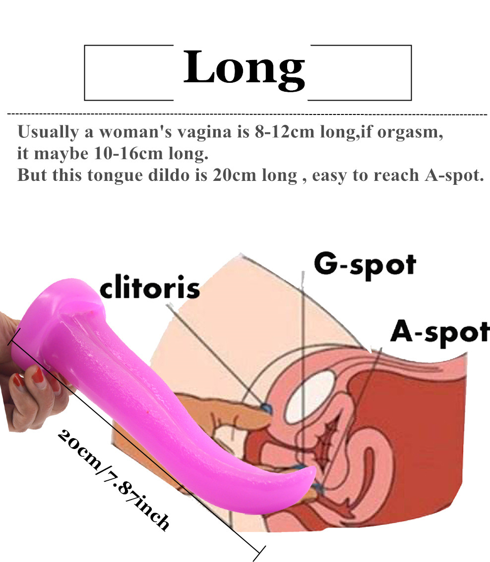 Silicone Tongue Teaser Dildo Gspot And Clit Stimulator Adult Sex Toy For Women Anal Plug Sensual Foreplay Masturbation Device - 5