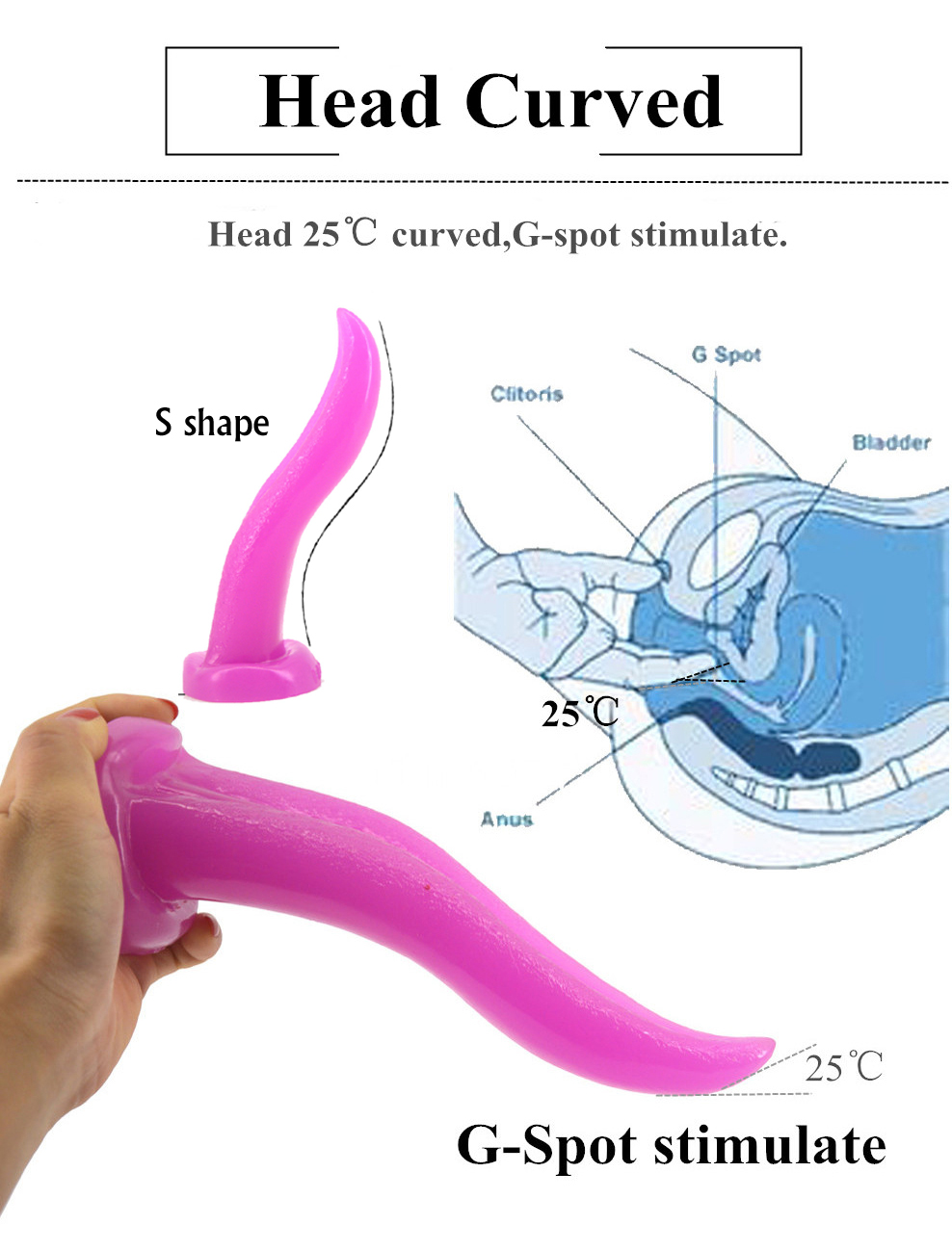 Silicone Tongue Teaser Dildo Gspot And Clit Stimulator Adult Sex Toy For Women Anal Plug Sensual Foreplay Masturbation Device - 8