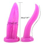 Unique Dildo Tongue Tease Flirt Foreplay Sex Anal Plug Clit G-spot Masturbate Stimulate Adult Products Toys For Women - 2