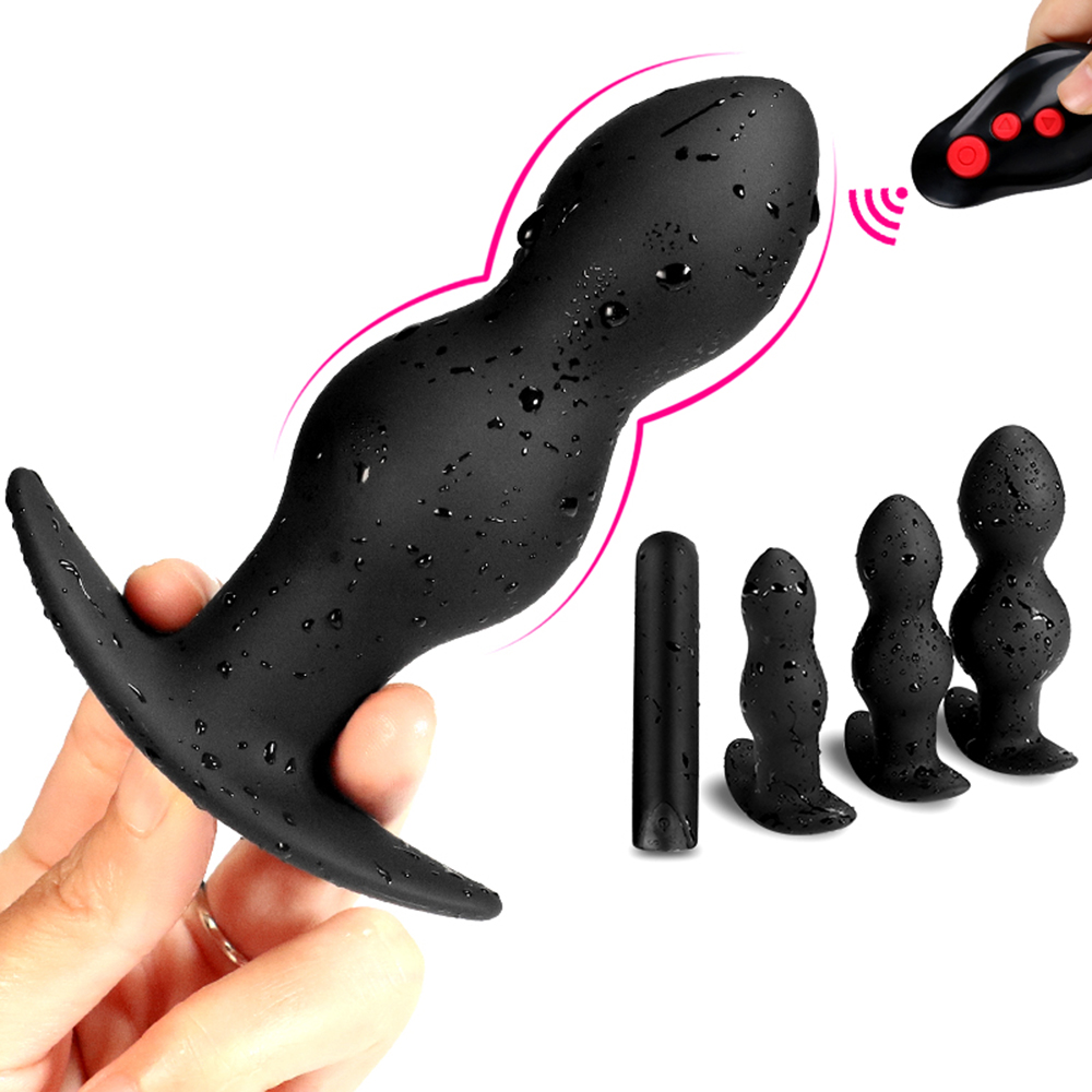 Wireless Remote Control Bullet Vibrator Anal Plug Prostate Massager Dildo For Women Men Gay Sex Toy Butt Plug - 1